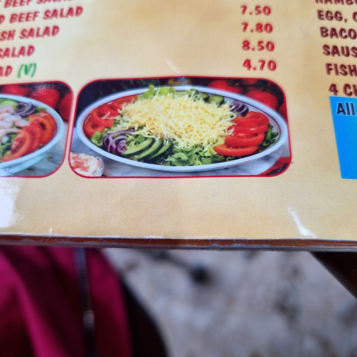 The Sunshine Cafe Menu - Image 4